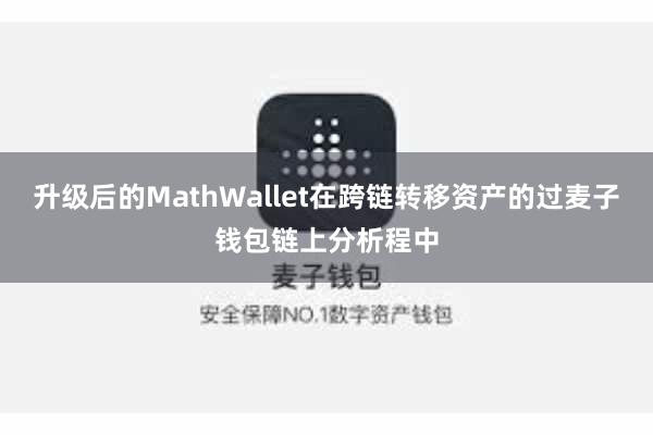 升级后的MathWallet在跨链转移资产的过麦子钱包链上分析程中